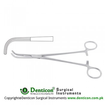 Mixter Dissecting and Ligature Forcep Right Angled - Longitudinally Serrated Stainless Steel, 28 cm - 11"